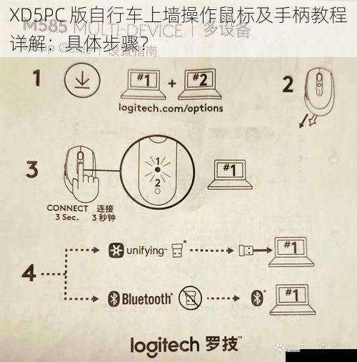 XD5PC 版自行车上墙操作鼠标及手柄教程详解：具体步骤？