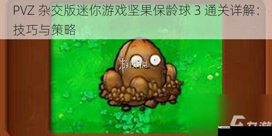 PVZ 杂交版迷你游戏坚果保龄球 3 通关详解：技巧与策略