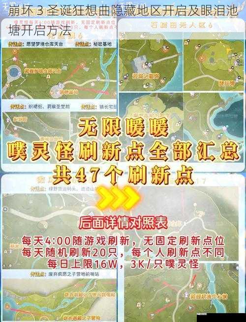 崩坏 3 圣诞狂想曲隐藏地区开启及眼泪池塘开启方法