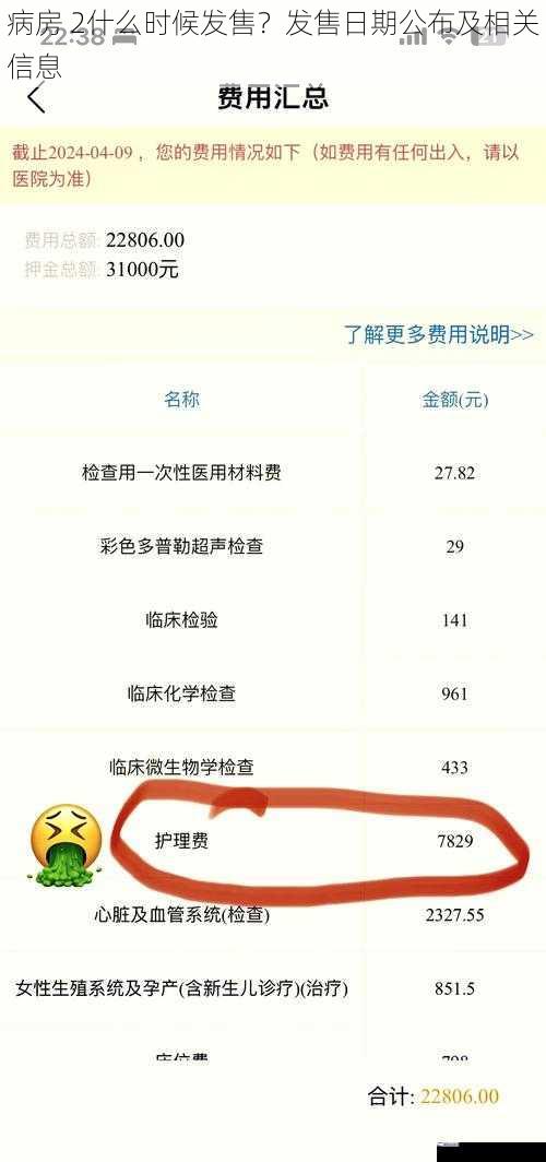 病房 2什么时候发售？发售日期公布及相关信息