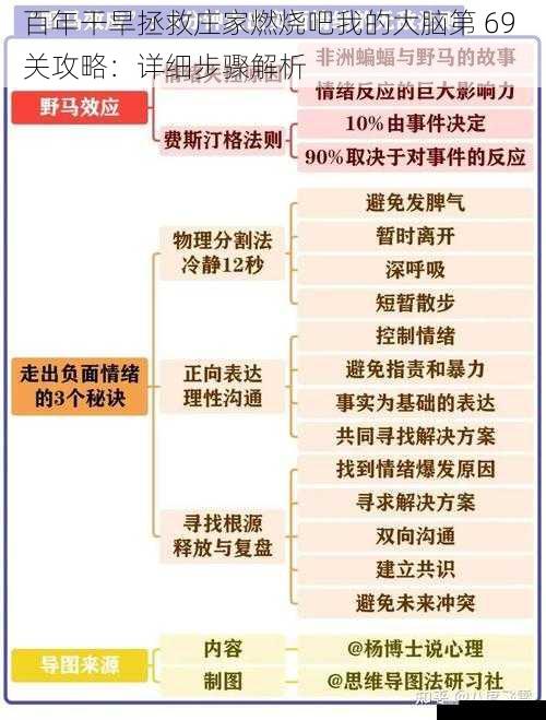 百年干旱拯救庄家燃烧吧我的大脑第 69 关攻略：详细步骤解析