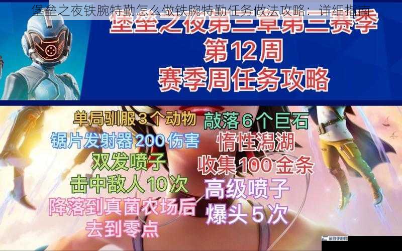 堡垒之夜铁腕特勤怎么做铁腕特勤任务做法攻略：详细指南