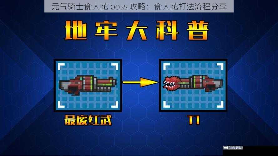 元气骑士食人花 boss 攻略：食人花打法流程分享