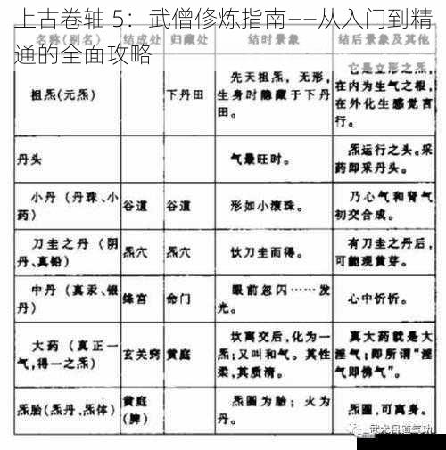 上古卷轴 5：武僧修炼指南——从入门到精通的全面攻略