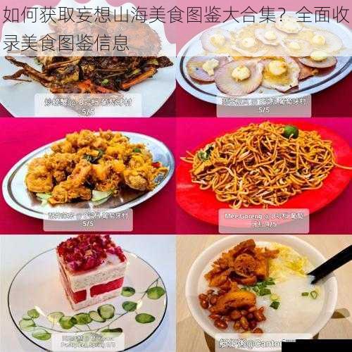 如何获取妄想山海美食图鉴大合集？全面收录美食图鉴信息