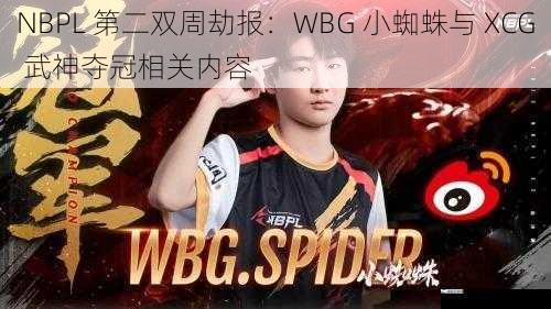 NBPL 第二双周劫报：WBG 小蜘蛛与 XCG 武神夺冠相关内容