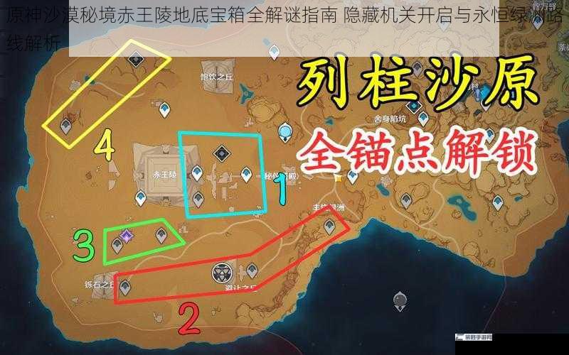 原神沙漠秘境赤王陵地底宝箱全解谜指南 隐藏机关开启与永恒绿洲路线解析