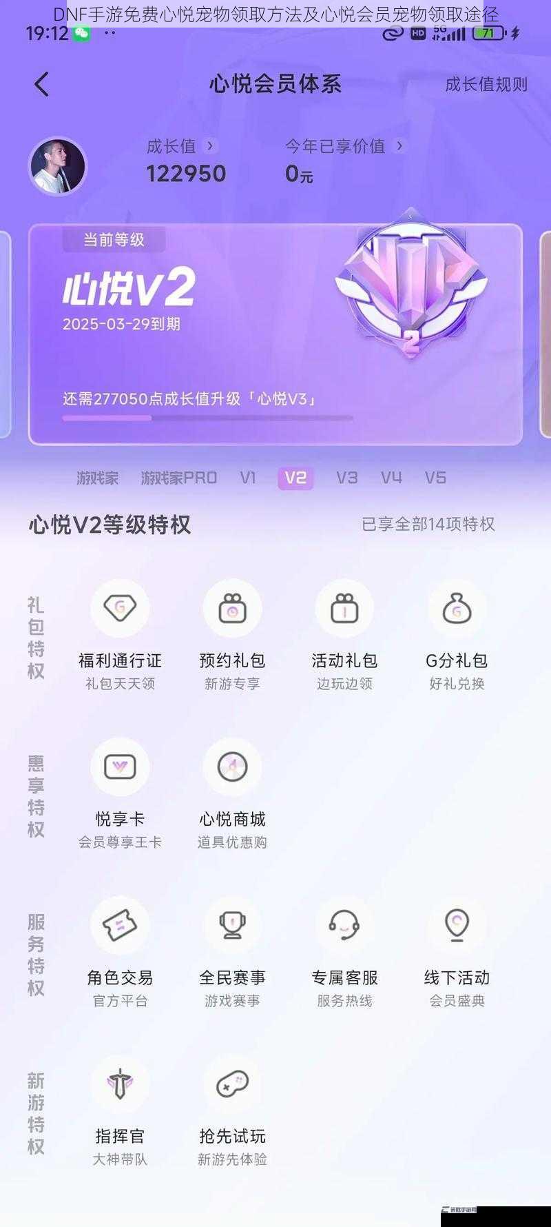 DNF手游免费心悦宠物领取方法及心悦会员宠物领取途径