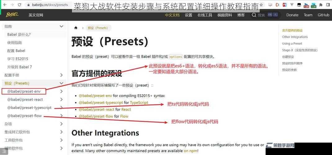 菜狗大战软件安装步骤与系统配置详细操作教程指南